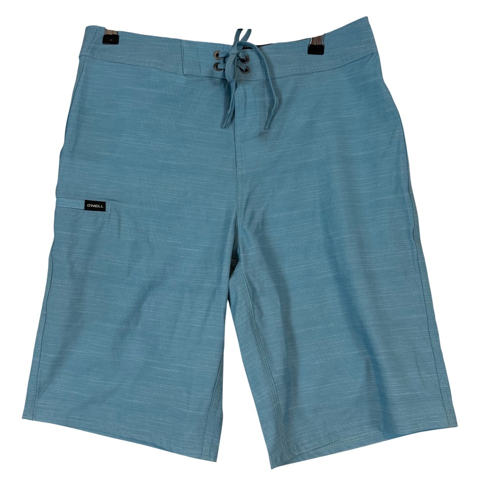 NWT‎ O'Neill Mens Blue 4-Way Stretch Boardshorts Size 30 Surf Swim Trunks Summer